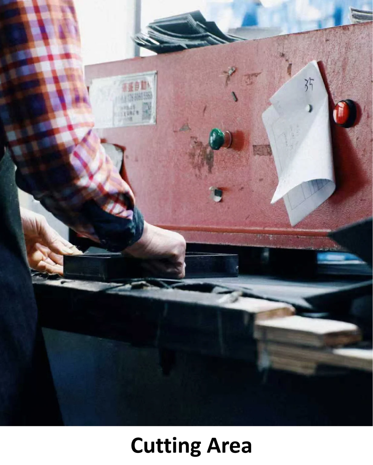 Cutting area